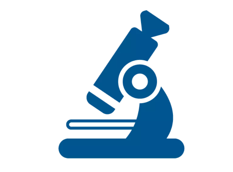 ikona mikroskopu badawczego